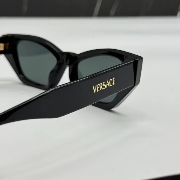 NEW VERSACE VE4488U GB1/87 WOMEN SUNGLASSES BLACK/GREY VE4488U GB187 EYEWEAR